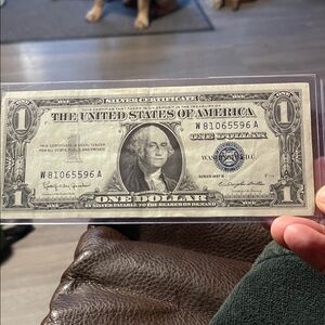 Vintage One Dollar Silver Certificate